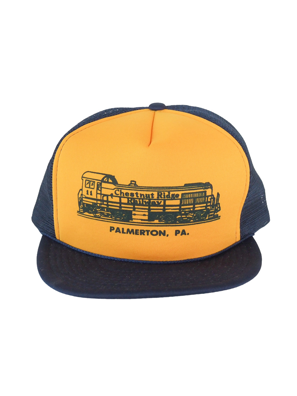 Chestnut Ridge Railway Snapback Mesh Trucker Hat Palmerton Train Utility Dad Cap